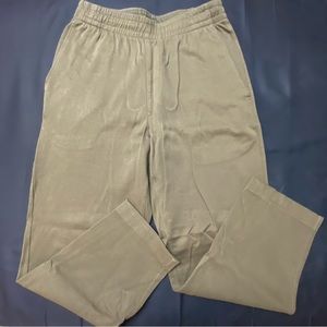 UNIQLO U FRENCH RIBBED PANTS GREEN SMALL